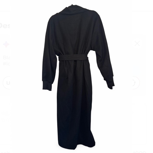 SHEIN Plus Black Coat - Picture 3 of 5
